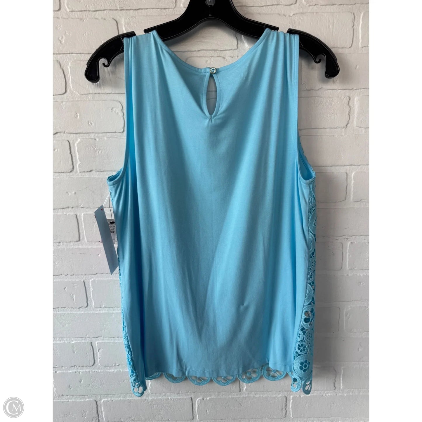 Top Sleeveless By Talbots In Blue, Size: M