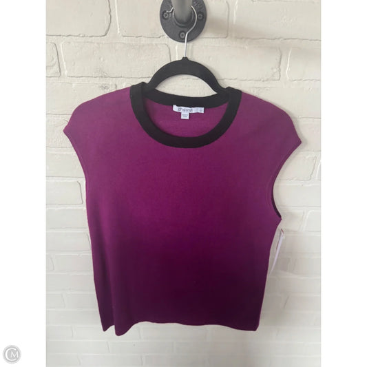 Vest Sweater By Chicos In Purple, Size: M