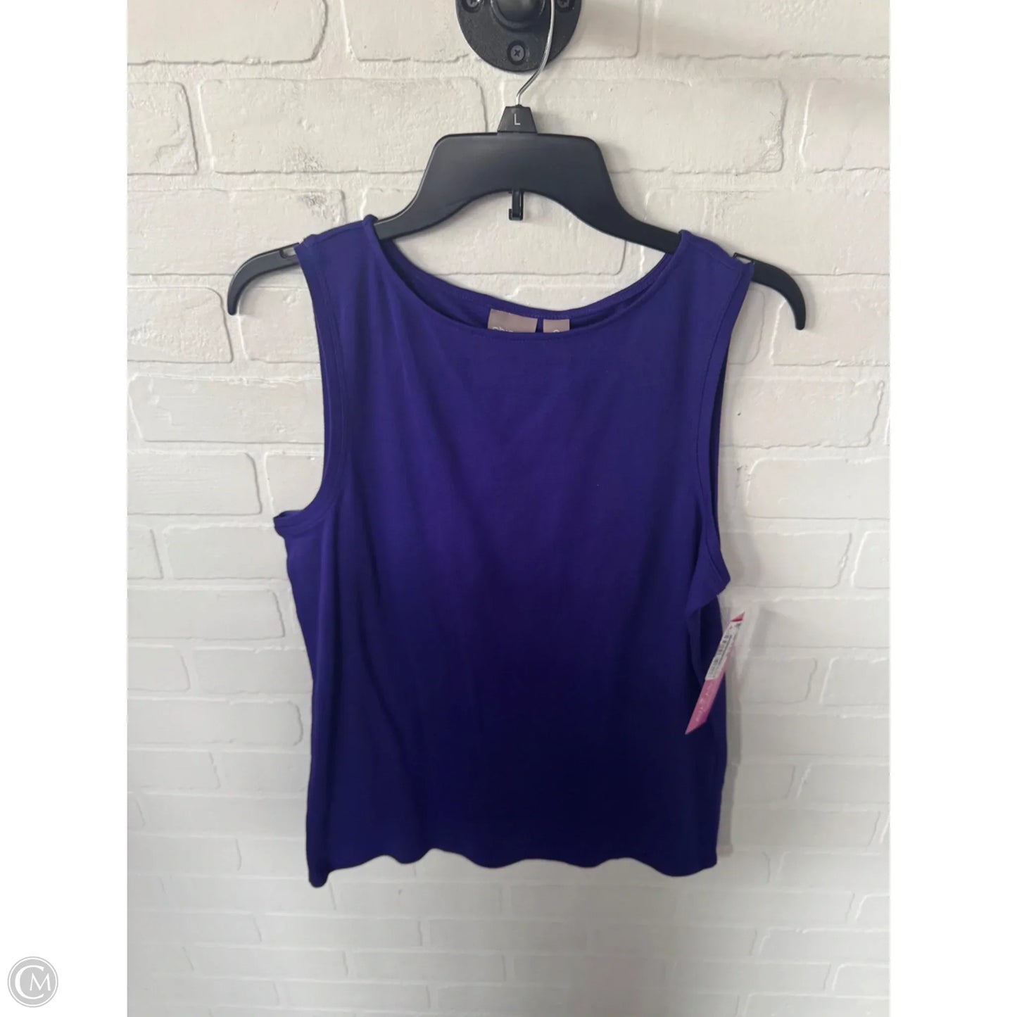 Top Sleeveless Basic By Chicos In Purple, Size: L