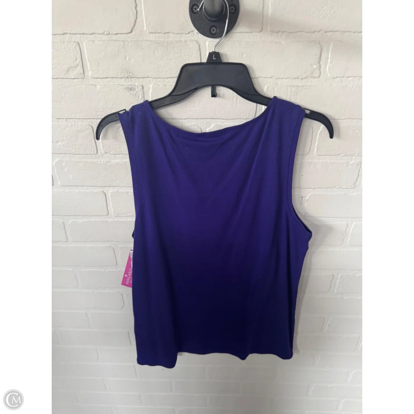 Top Sleeveless Basic By Chicos In Purple, Size: L