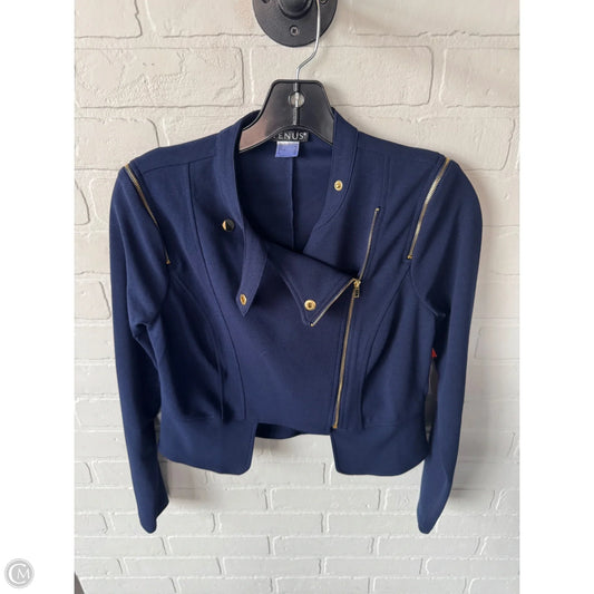 Blazer By Venus In Blue & Gold, Size: Xs