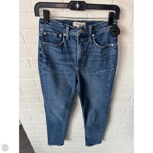 Jeans Straight By Madewell In Blue Denim, Size: 0