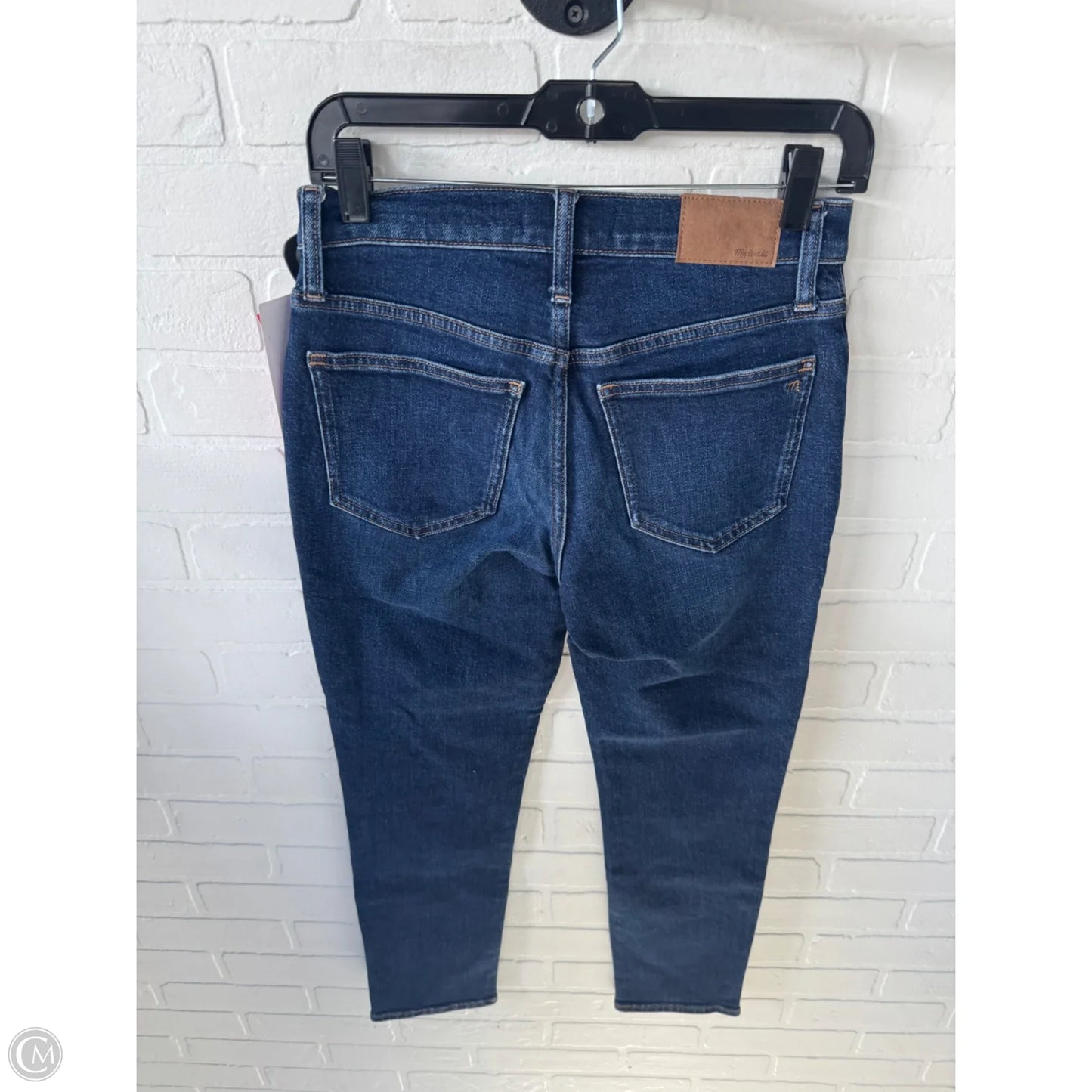 Jeans Straight By Madewell In Blue Denim, Size: 0