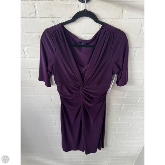 Dress Work By Chaps In Purple, Size: L