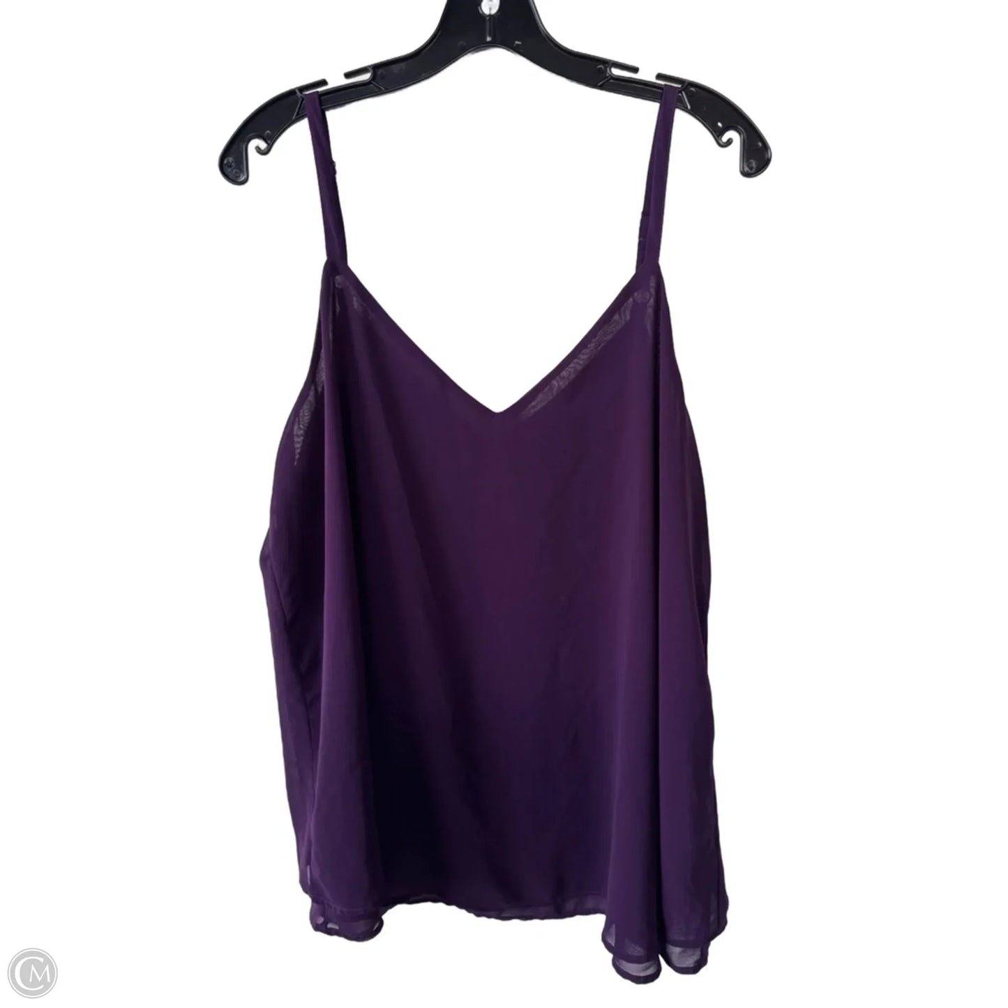 Top Sleeveless Basic By Torrid In Purple, Size: L