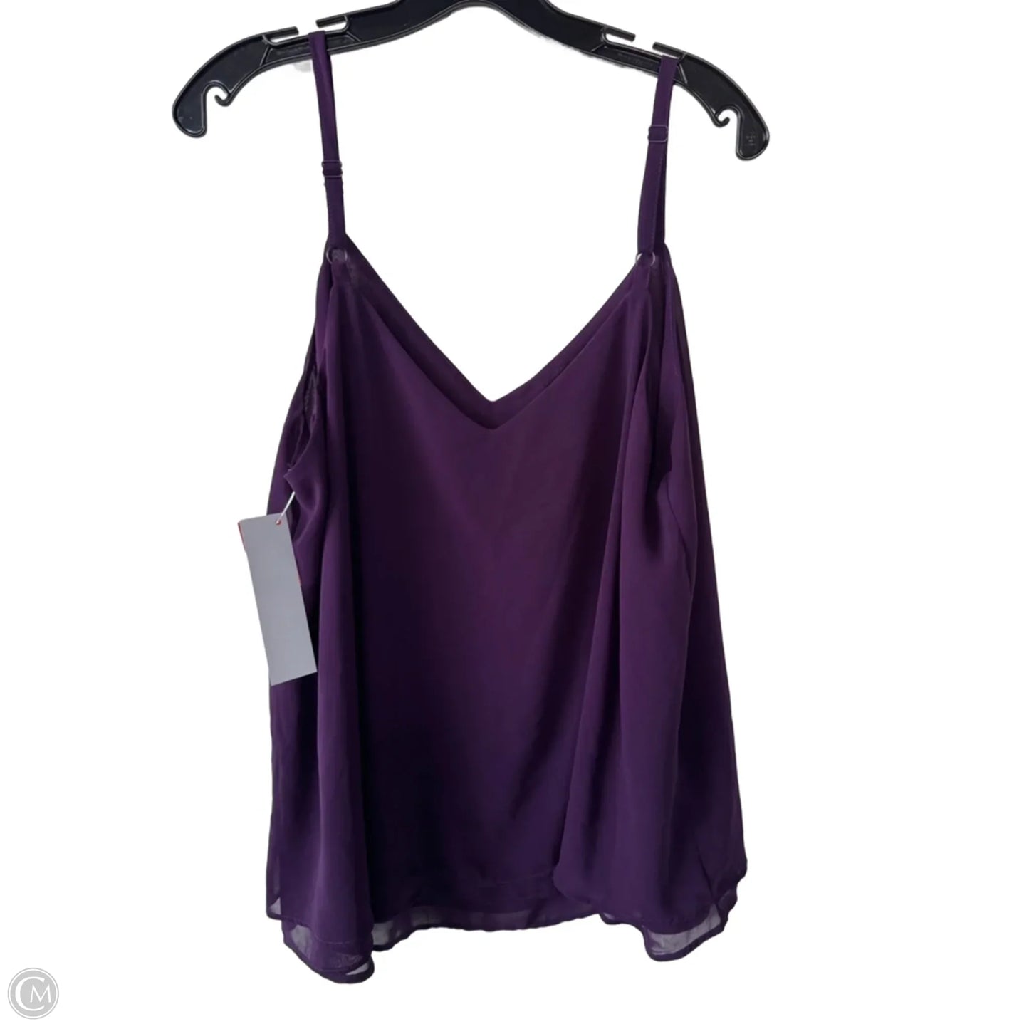 Top Sleeveless Basic By Torrid In Purple, Size: L