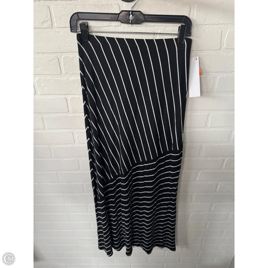 Skirt Maxi By Matty M In Black & White, Size: 0