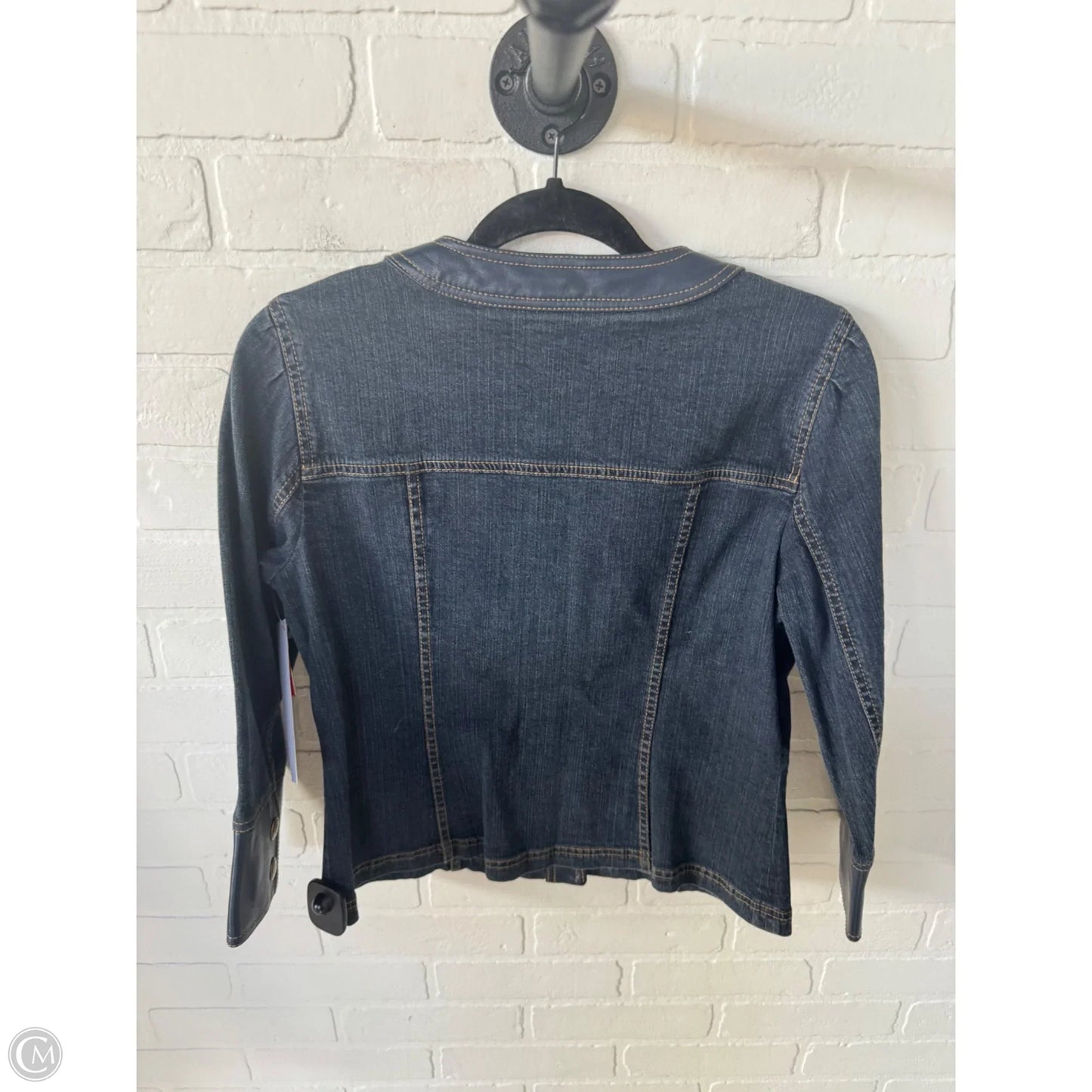 Jacket Denim By Doncaster In Blue Denim, Size: S