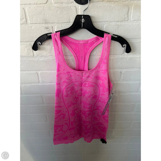 Athletic Tank Top By Lululemon In Pink, Size: S