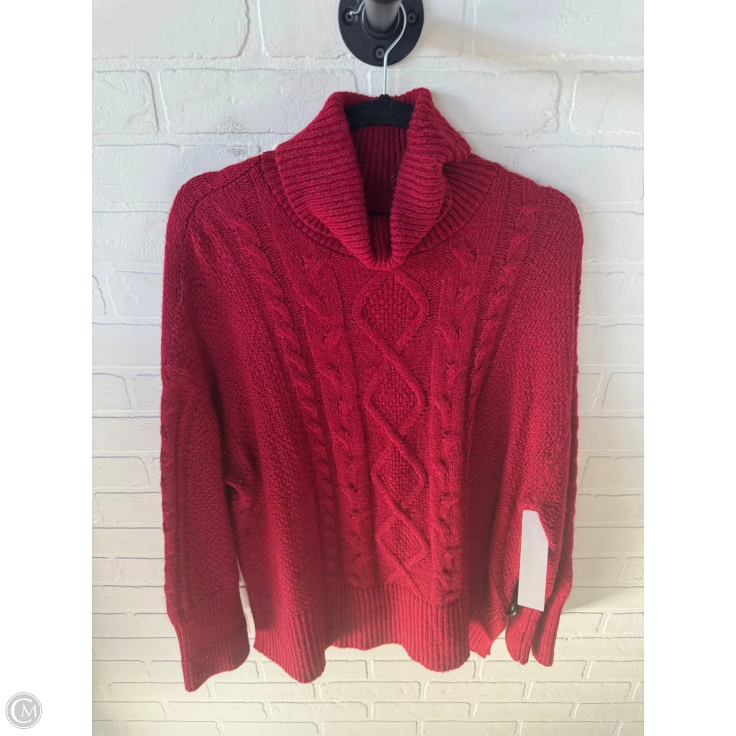 Sweater By Gap In Red, Size: Xl