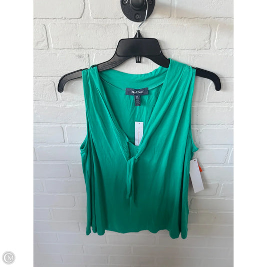 Top Sleeveless Basic By Modcloth In Green, Size: Xl