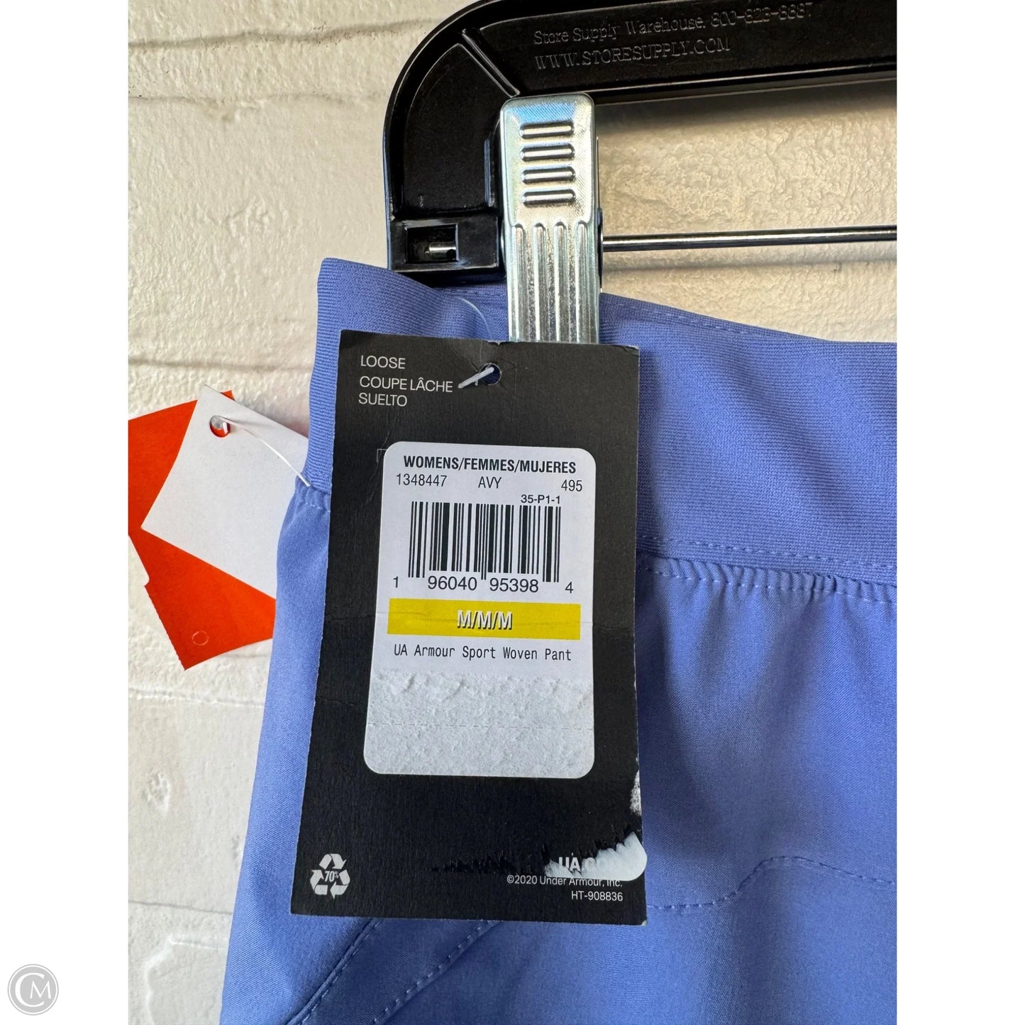 Athletic Pants By Under Armour In Purple, Size: 8