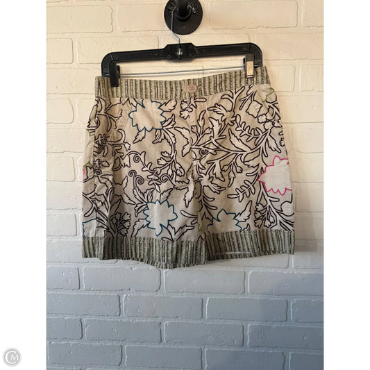 Shorts By Knox Rose In Brown & Tan, Size: 8