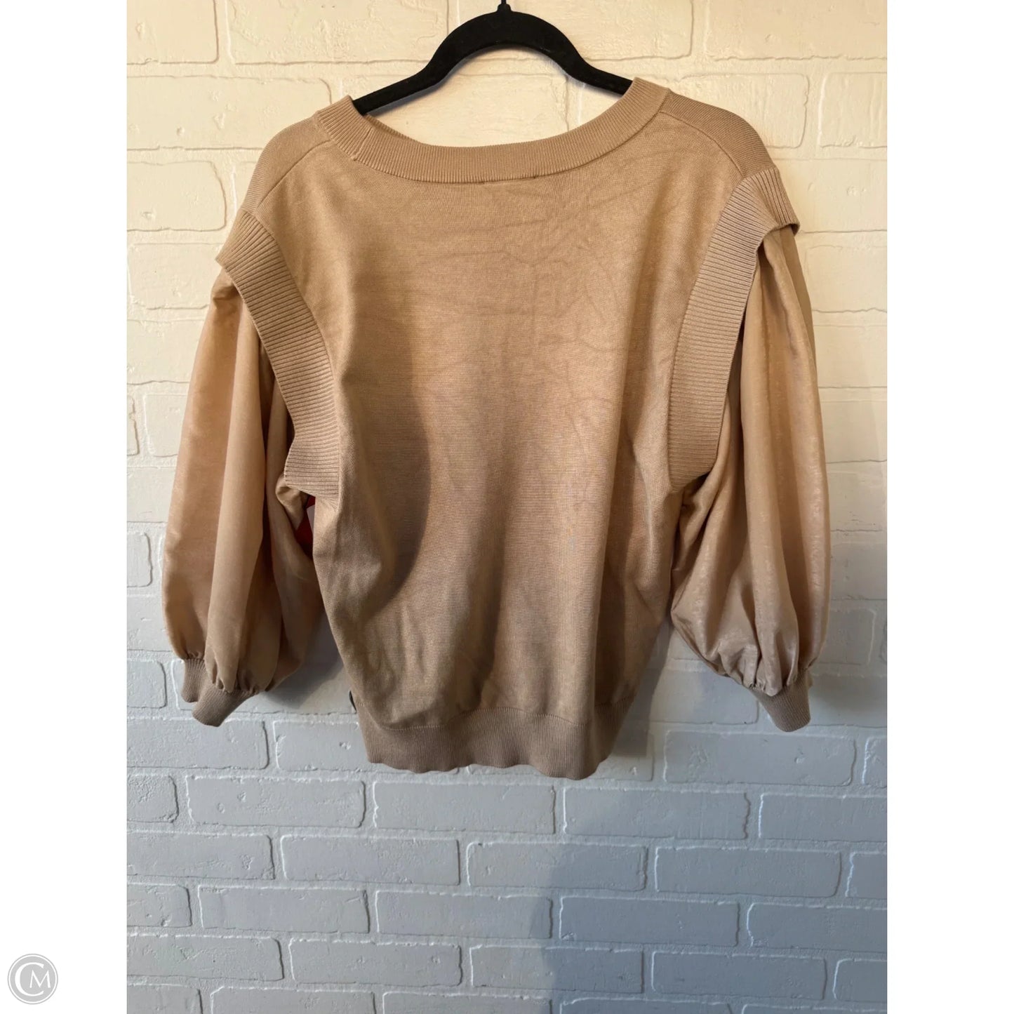 Sweater By Dkny In Tan, Size: L