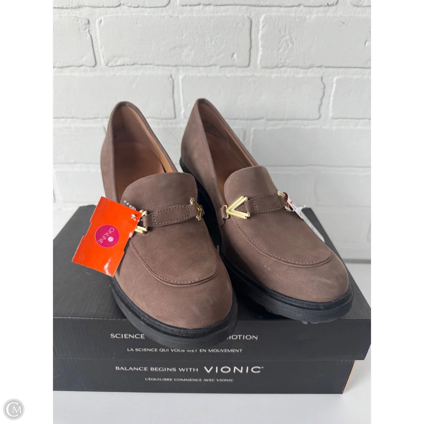 Shoes Heels Block By Vionic In Black & Brown, Size: 8