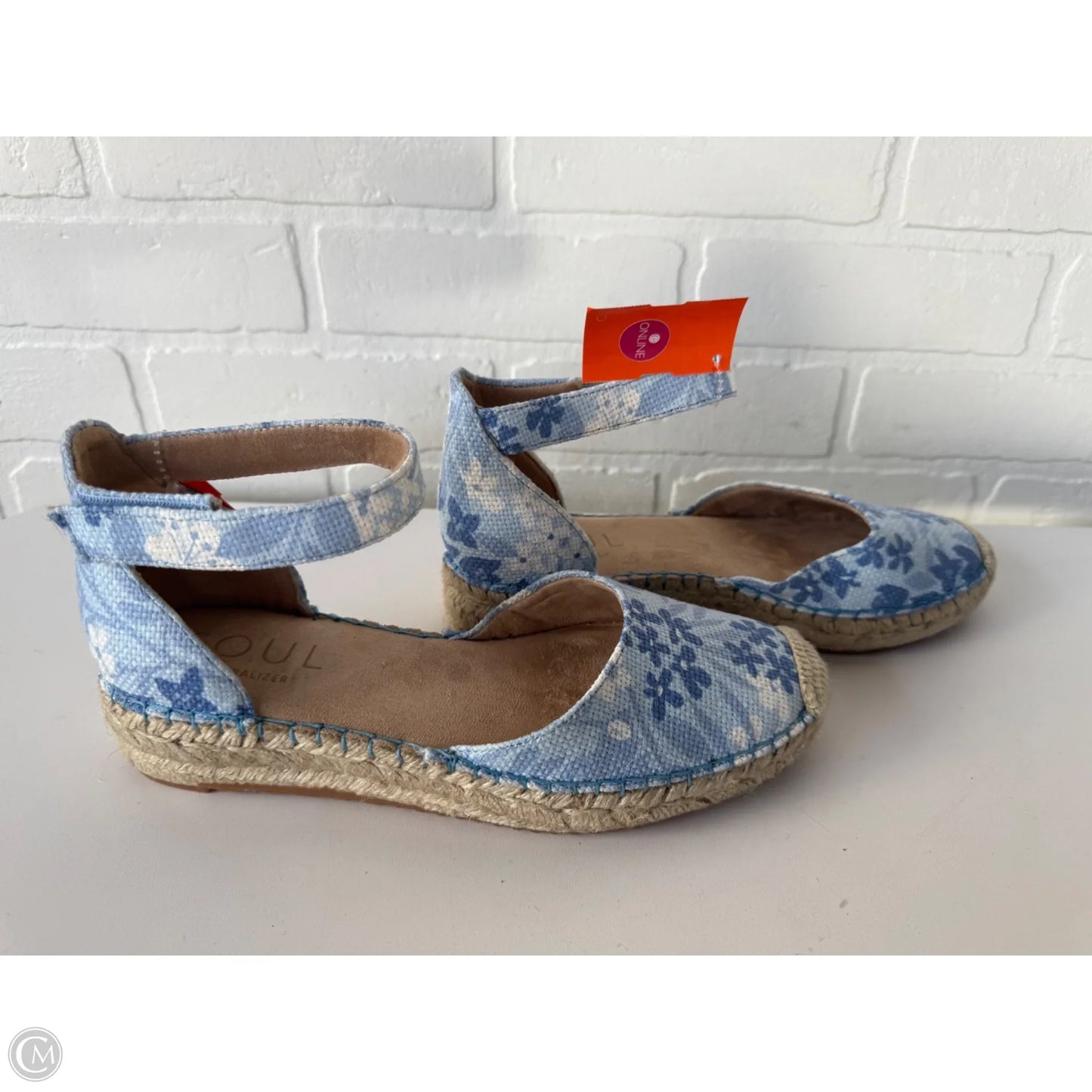 Shoes Flats By Naturalizer In Blue & Tan, Size: 8