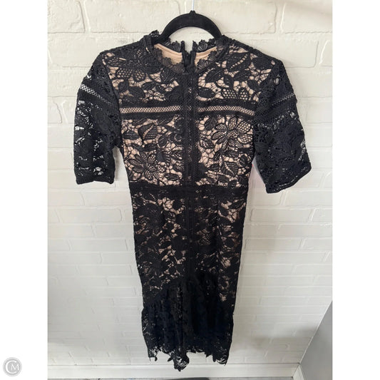 Dress Party Long By Shein In Black & Tan, Size: S