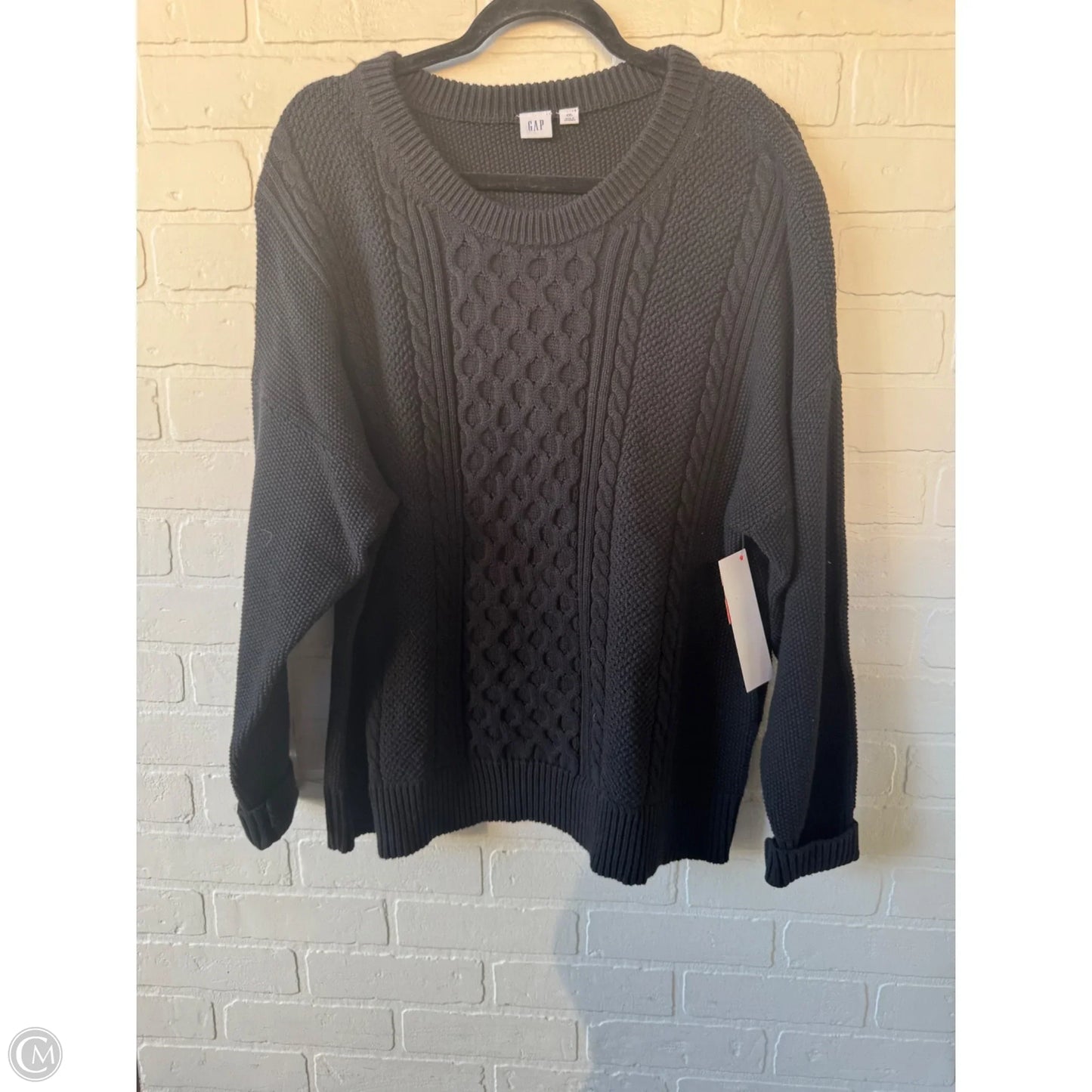 Sweater By Gap In Black, Size: Xxl
