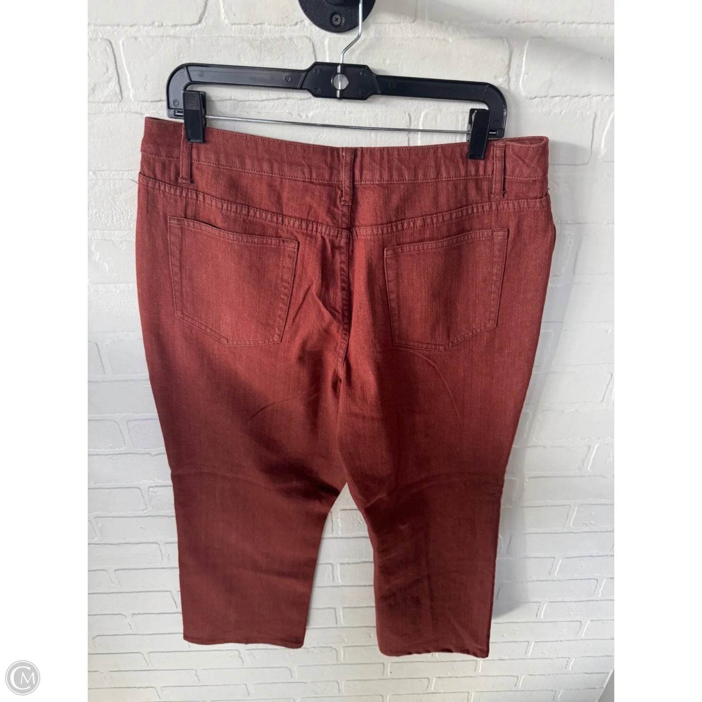 Jeans Straight By Coldwater Creek In Brown, Size: 16