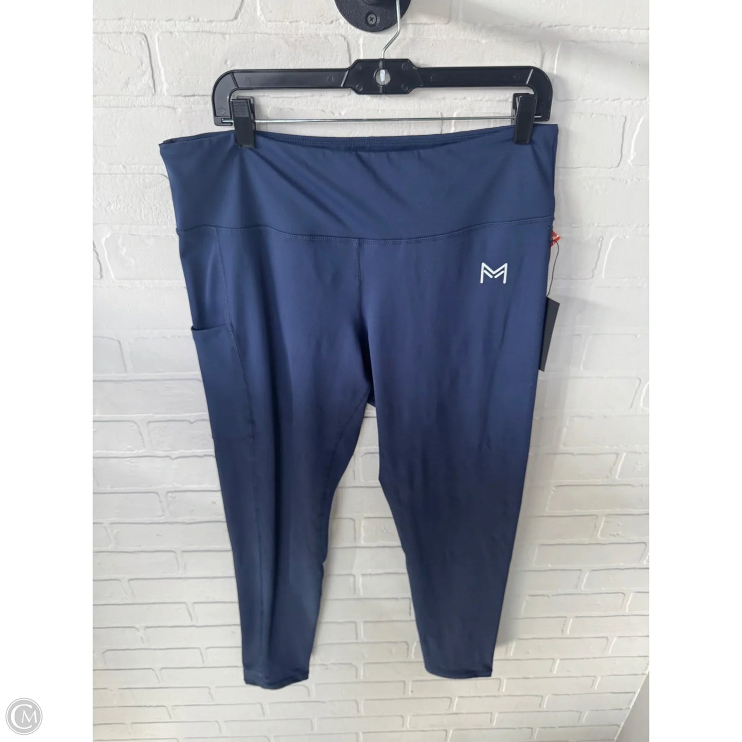 Athletic Leggings By Clothes Mentor In Blue, Size: 18
