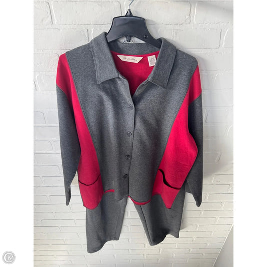 Lounge Set Pants By Bechamel In Grey & Red, Size: Xl