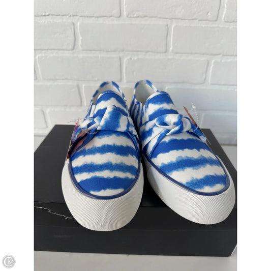 Shoes Sneakers By Talbots In Blue & White, Size: 8