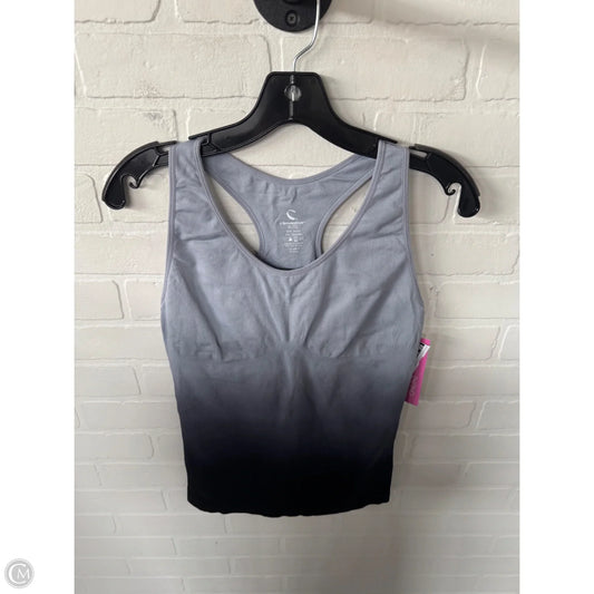 Athletic Tank Top By Clothes Mentor In Black & Grey, Size: Xl