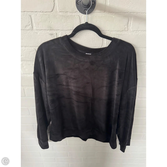 Sweatshirt Crewneck By Gap In Black, Size: L