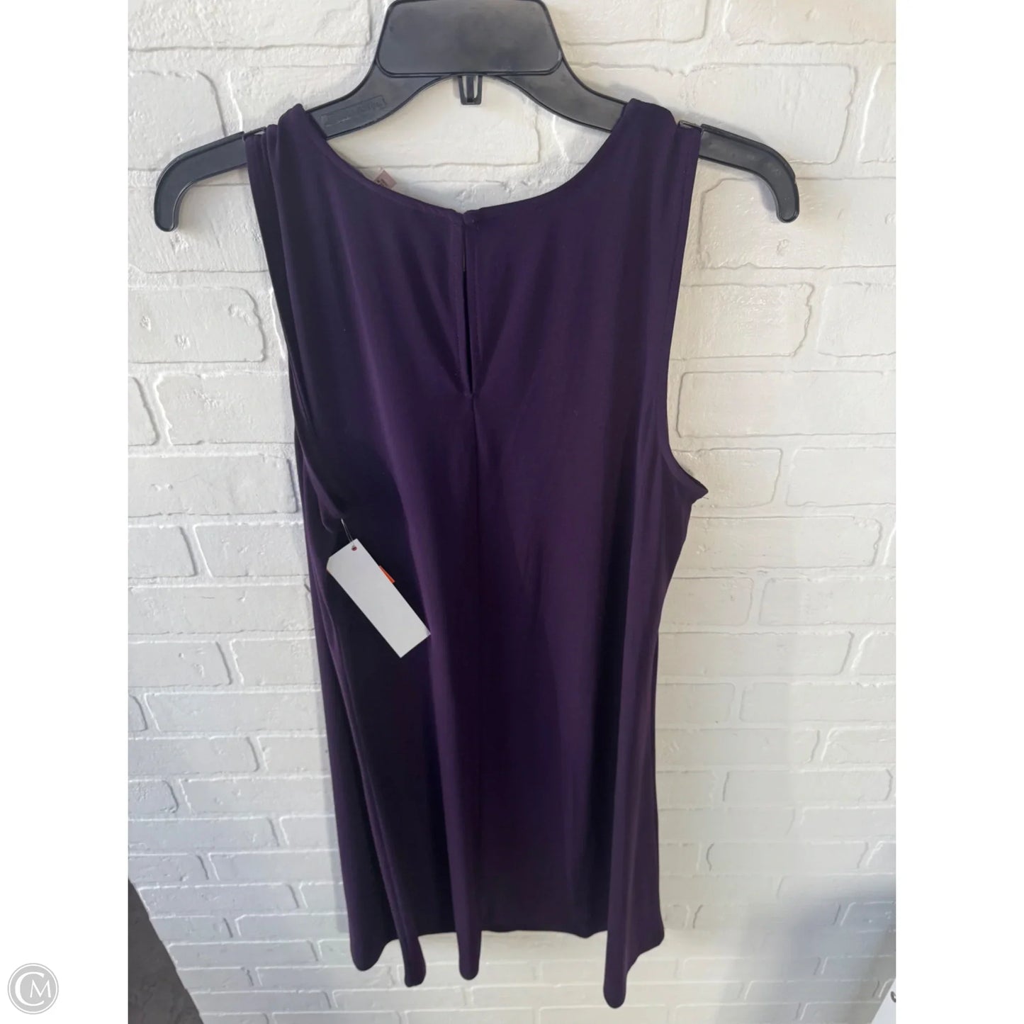Dress Work By Anne Klein In Purple, Size: L