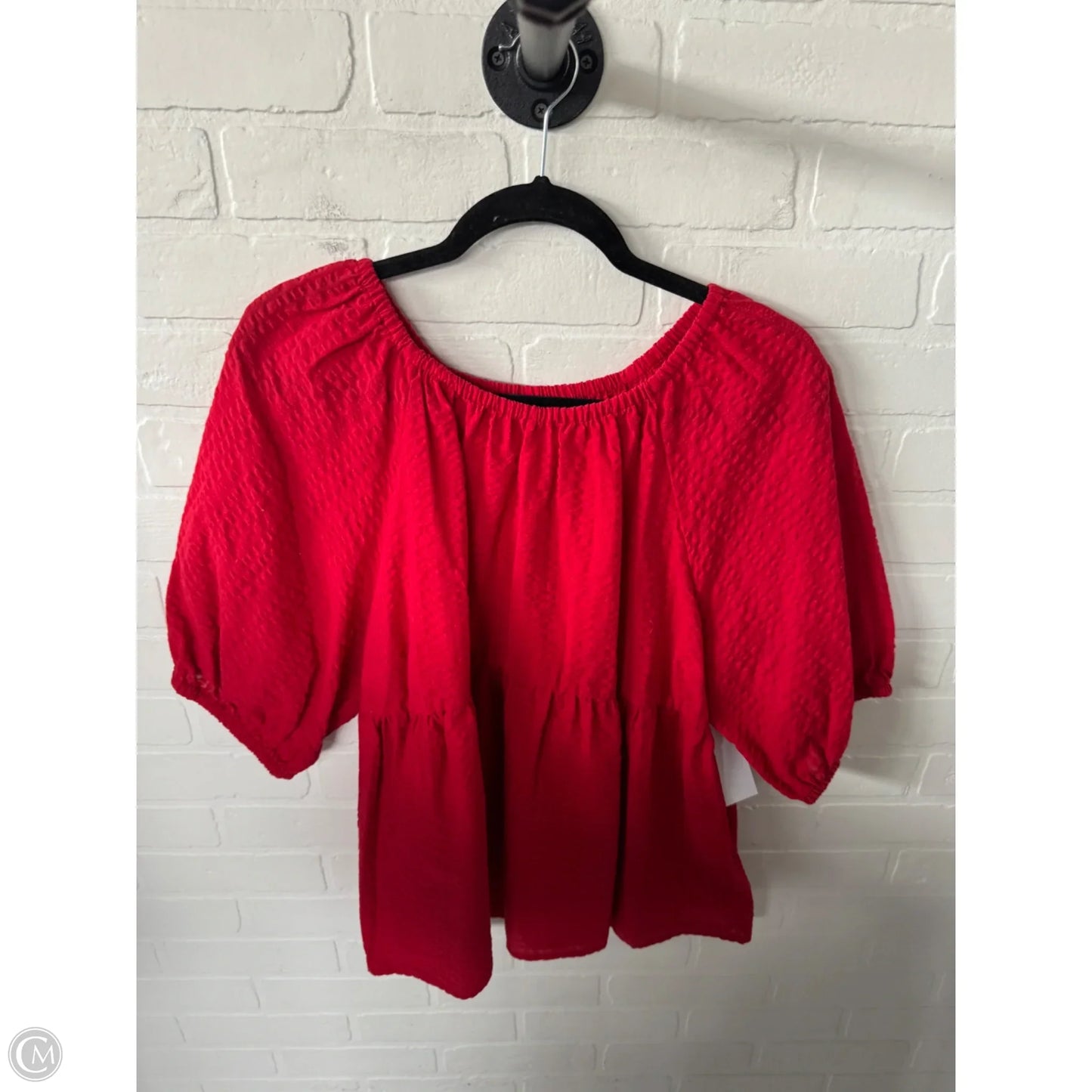 Top Short Sleeve By Old Navy In Red, Size: Xl