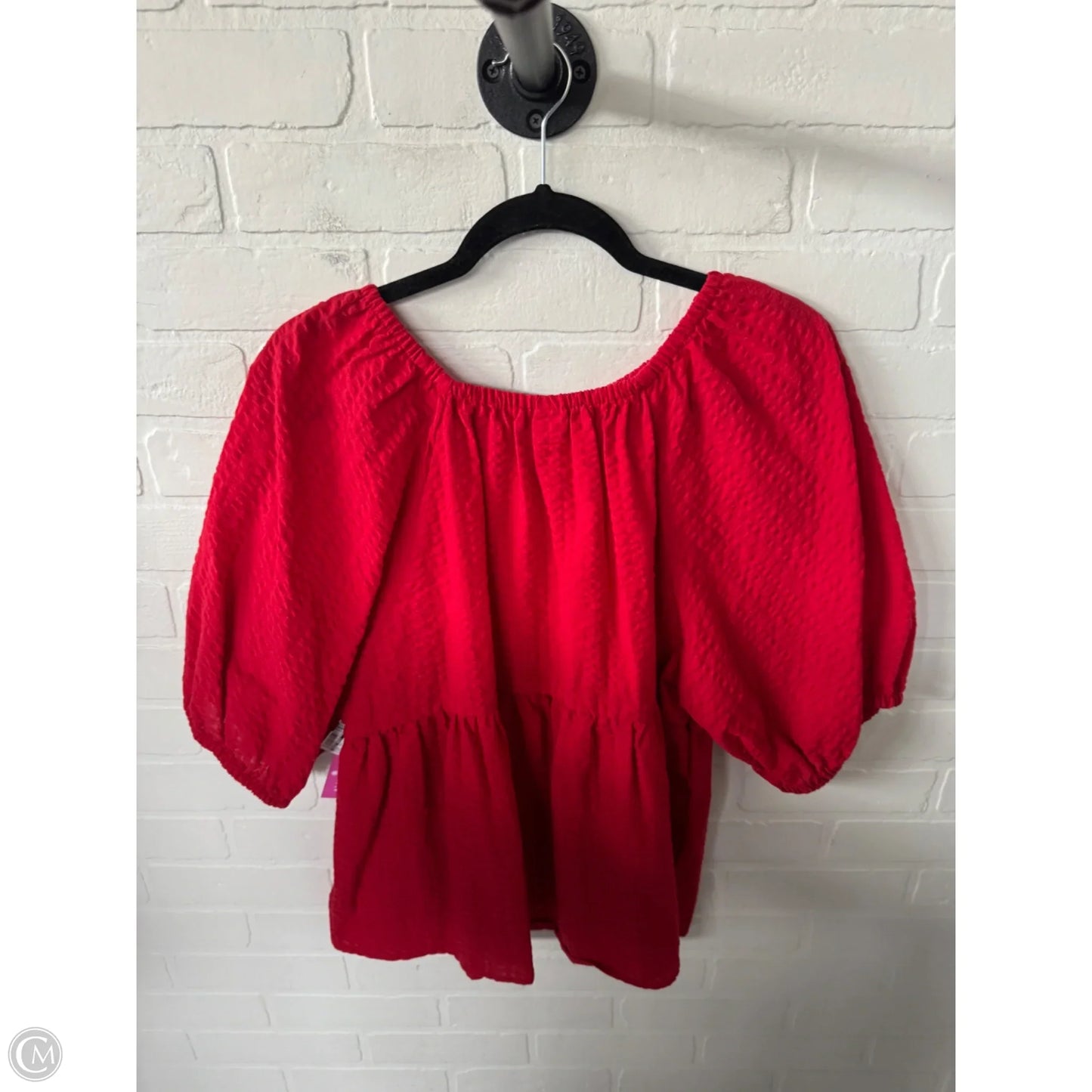 Top Short Sleeve By Old Navy In Red, Size: Xl