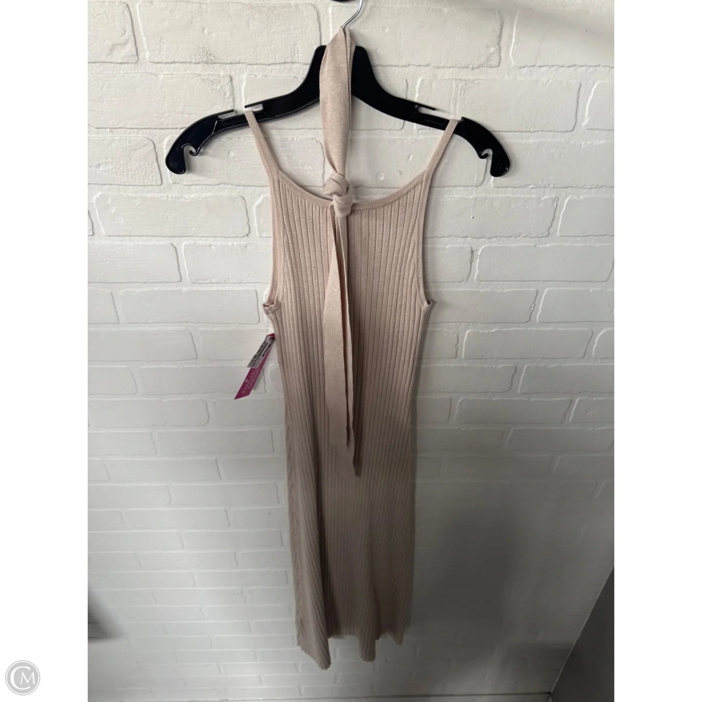 Dress Sweater By Pink Rose In Tan, Size: S