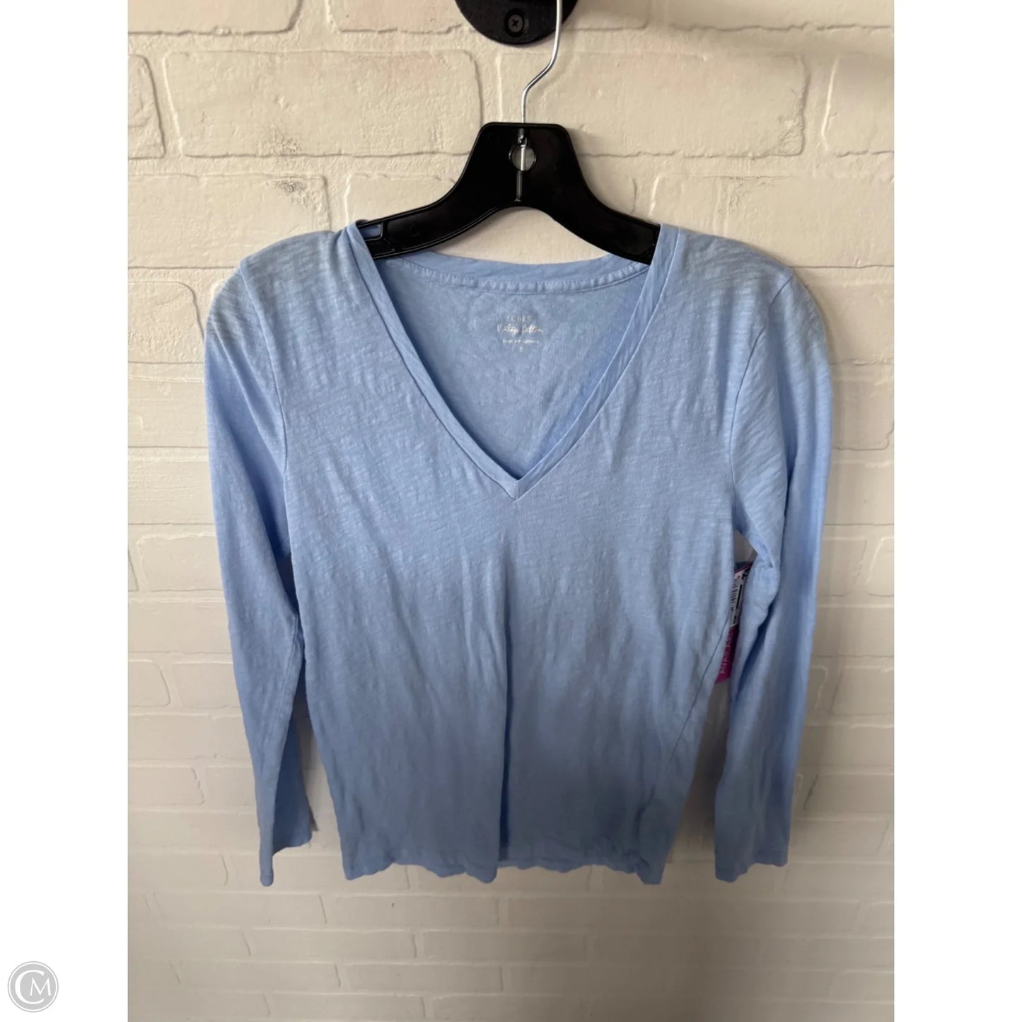 Top Long Sleeve Basic By J. Crew In Blue, Size: S