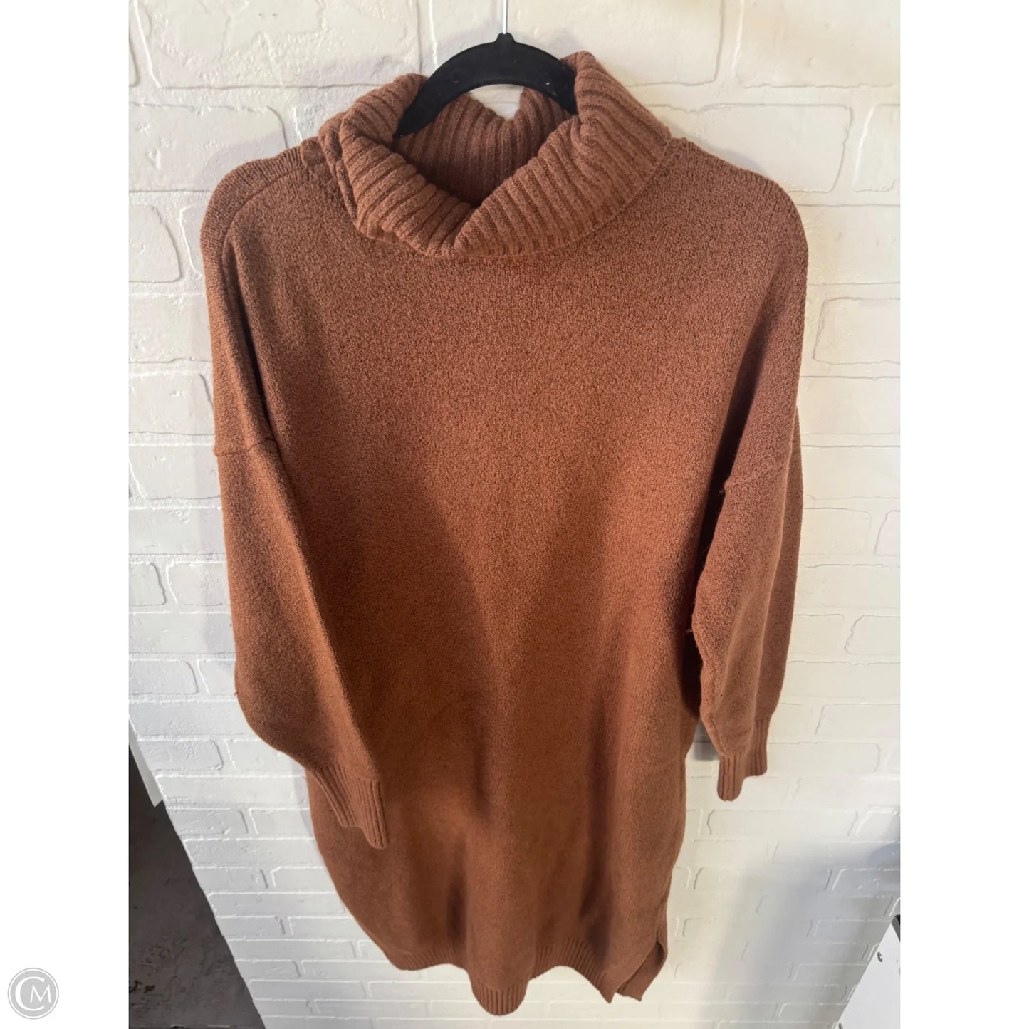 Dress Sweater By Treasure And Bond In Brown, Size: L