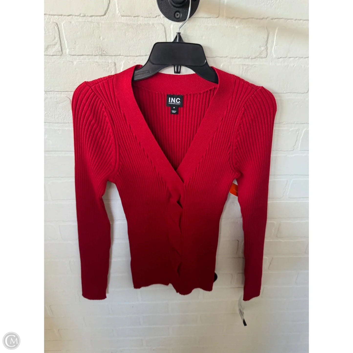 Sweater By Inc In Red, Size: M