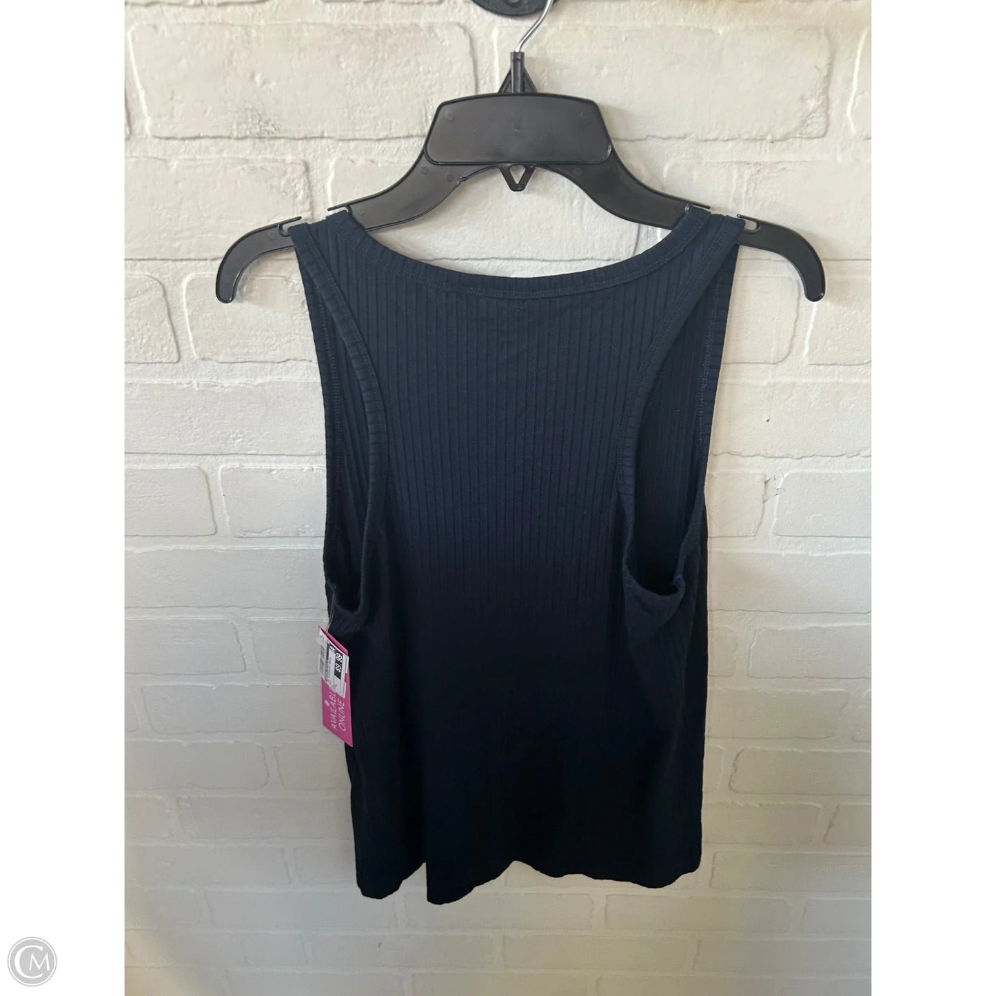 Top Sleeveless Basic By Banana Republic In Navy, Size: S