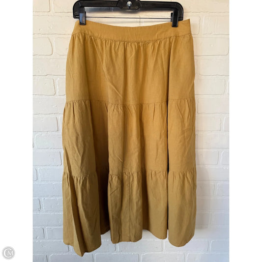 Skirt Maxi By Matty M In Yellow, Size: 16