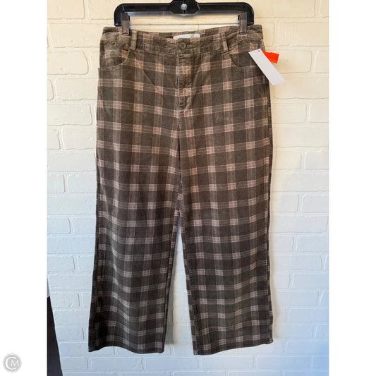 Pants Corduroy By Altard State In Green & Tan, Size: 16