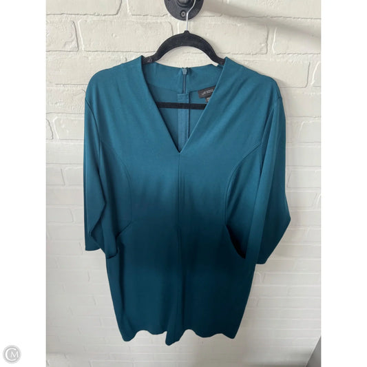 Dress Work By J. Jill In Teal, Size: Xlp