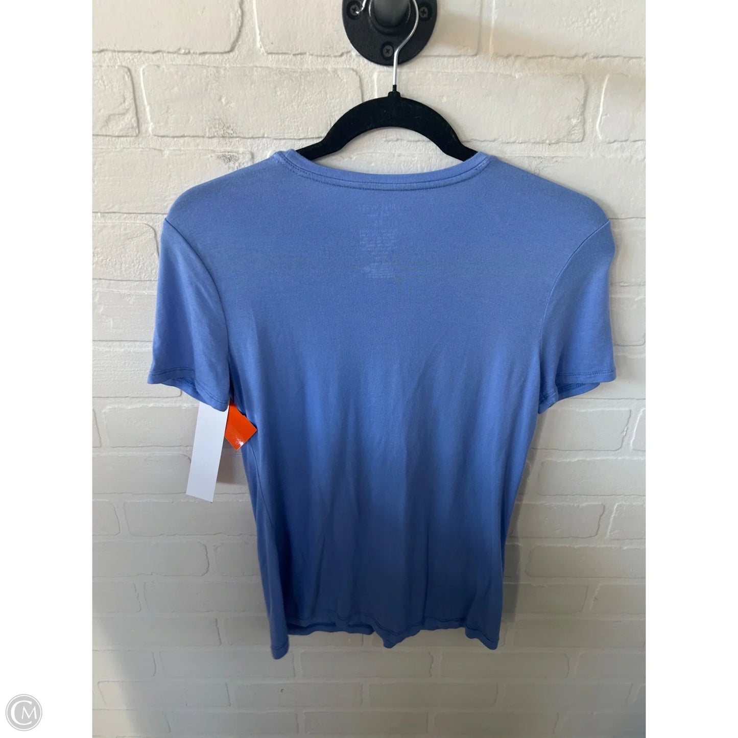 Top Short Sleeve Basic By Nine West In Blue, Size: Xs