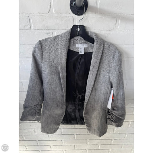 Blazer By H&m In Black & White, Size: Xs