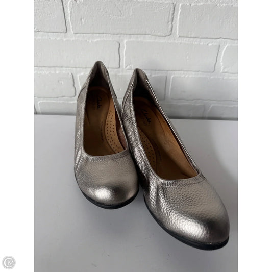 clarks silver dress shoes Clarks Lynell Edge 6 Pewter
