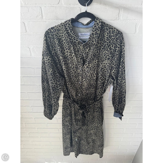 Dress Casual Midi By Tommy Bahama In Black & Green, Size: Xl