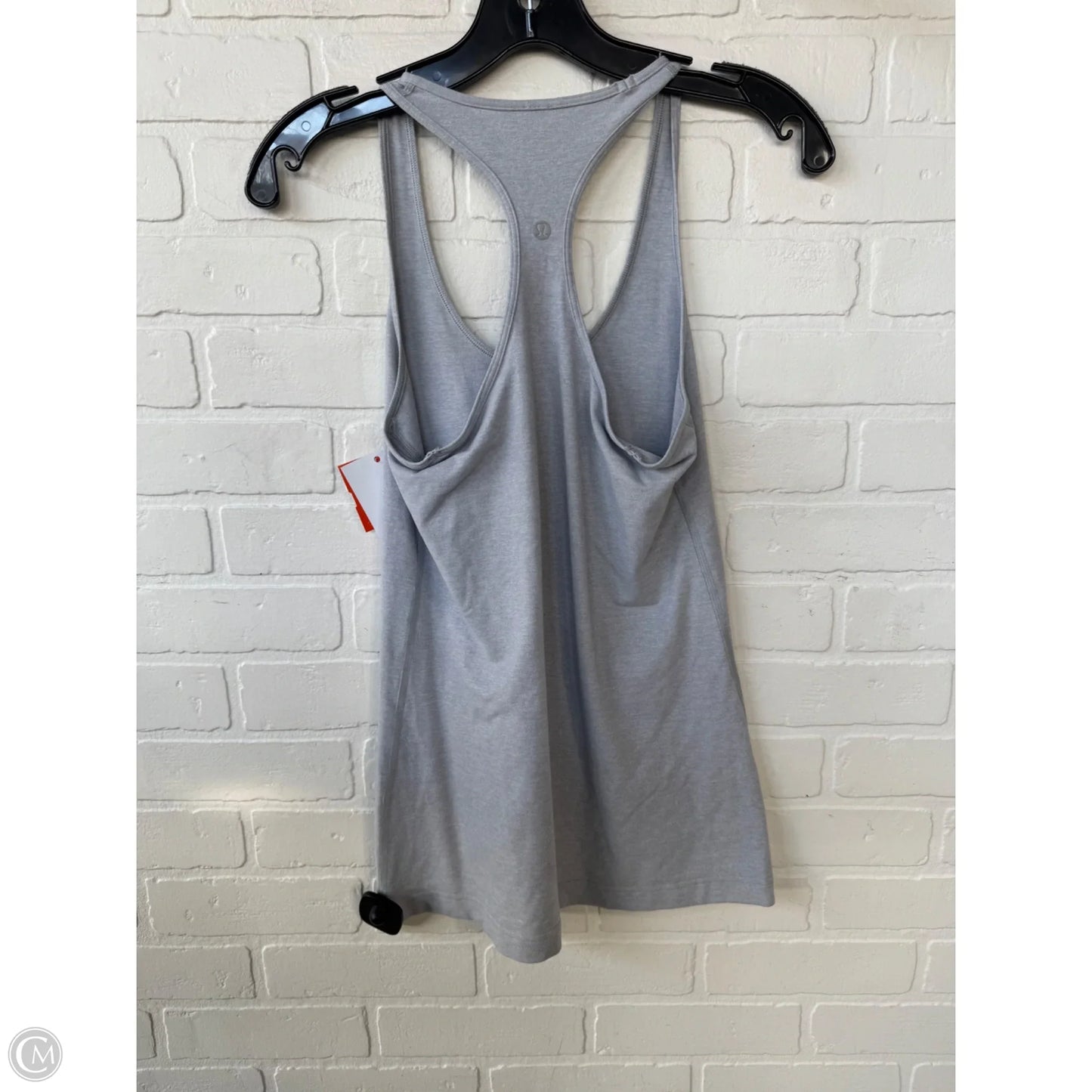 Athletic Tank Top By Lululemon In Grey, Size: M