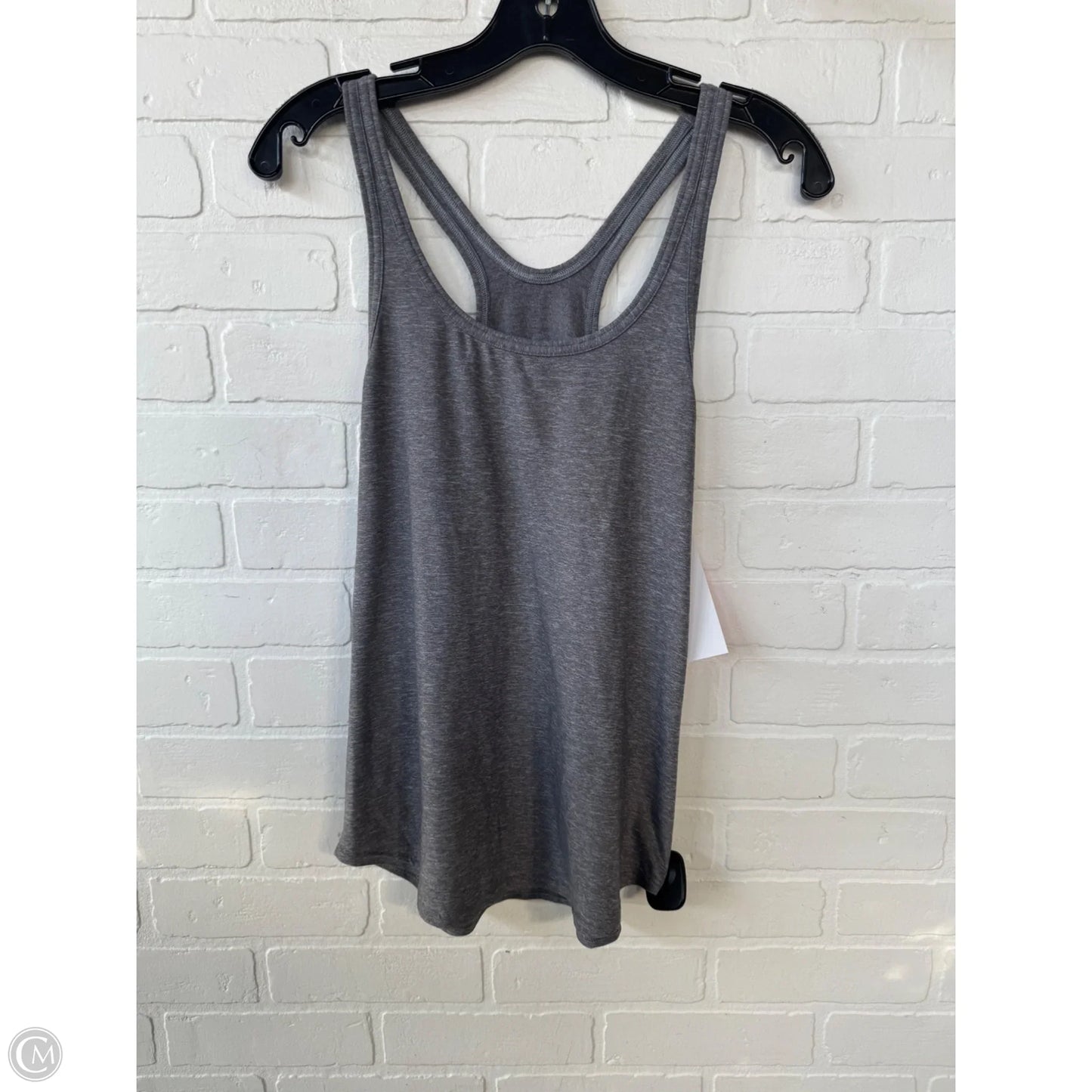 Athletic Tank Top By Lululemon In Grey, Size: M