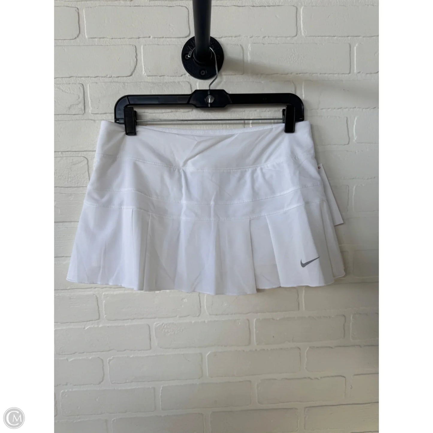Athletic Skort By Nike In White, Size: 8