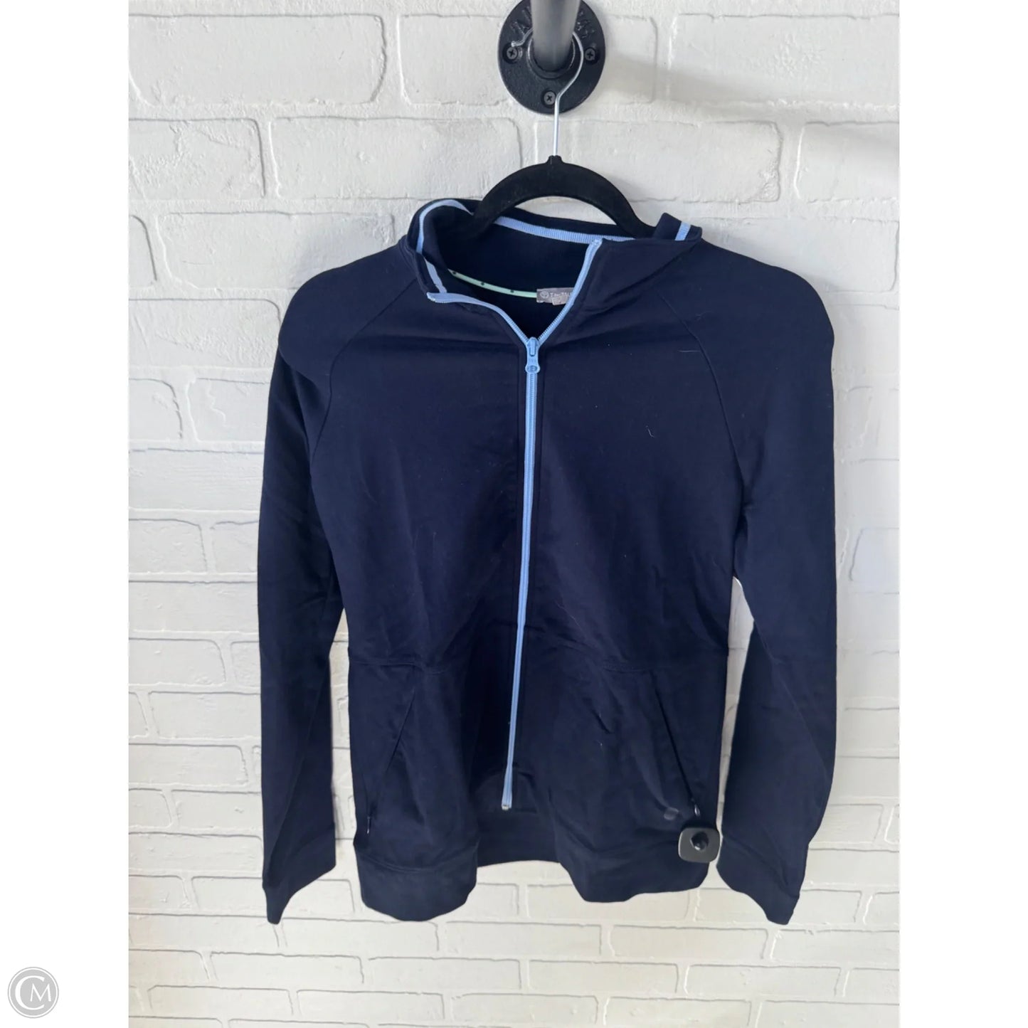 Sweatshirt Collar By Talbots In Blue, Size: M