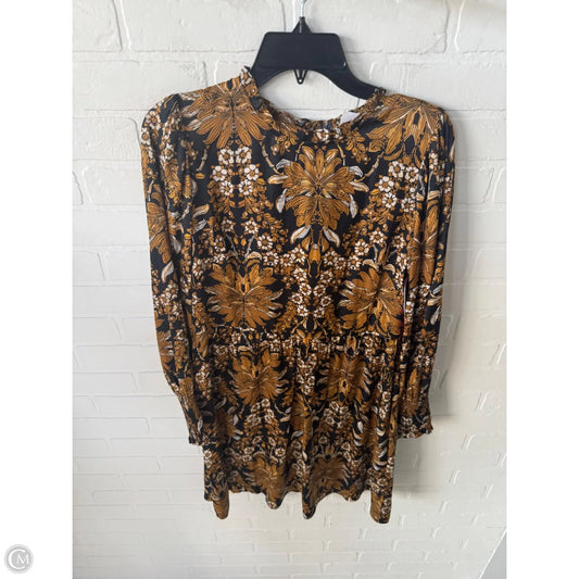 Dress Work By Loft In Black & Brown, Size: S