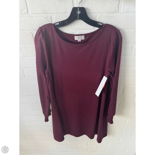 Dress Casual Short By Loft In Red, Size: M