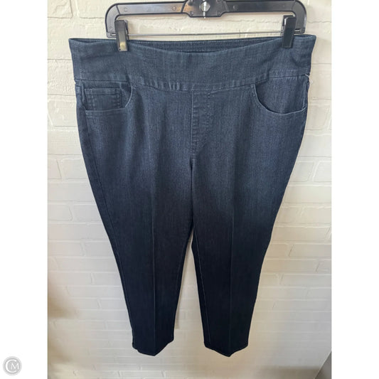 Jeans Jeggings By Denim And Co Qvc In Blue Denim, Size: 14